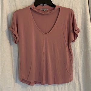 Unique Charlotte Russe top with neck wrap accent